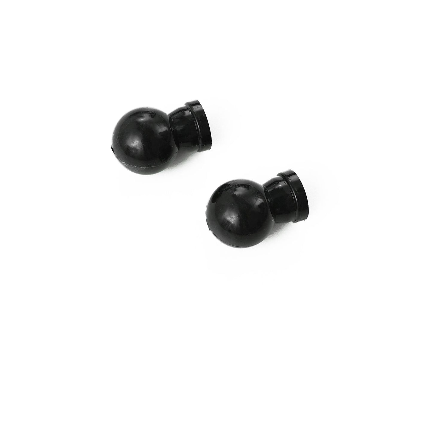 Windoware Black PVC Ball Finial - 20mm - 2 Pack