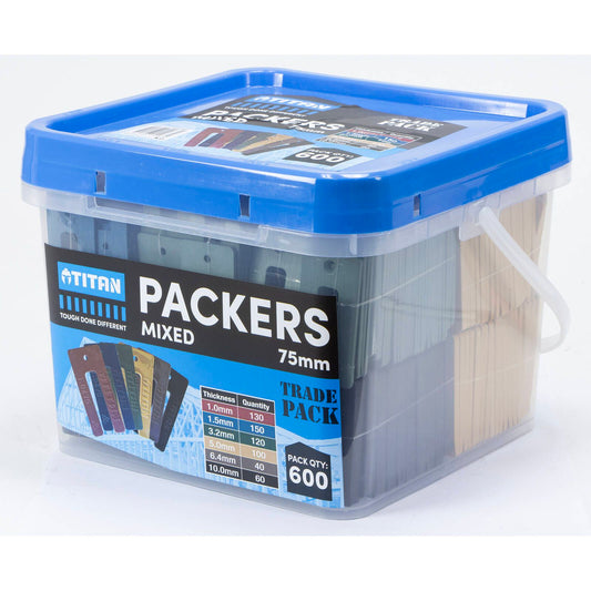 Titan Mixed Window Packers - 75mm - 600 Piece