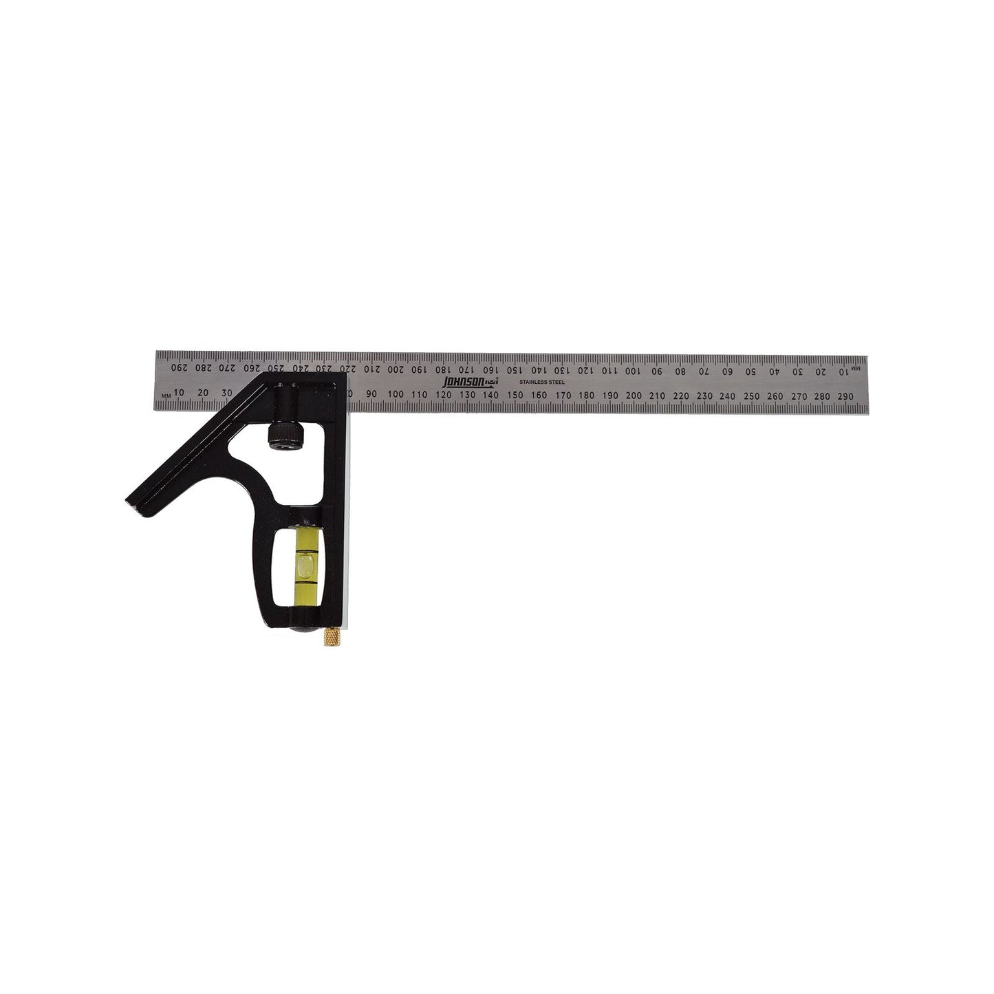 Johnson H D Stainless Steel Combination Square - 300mm