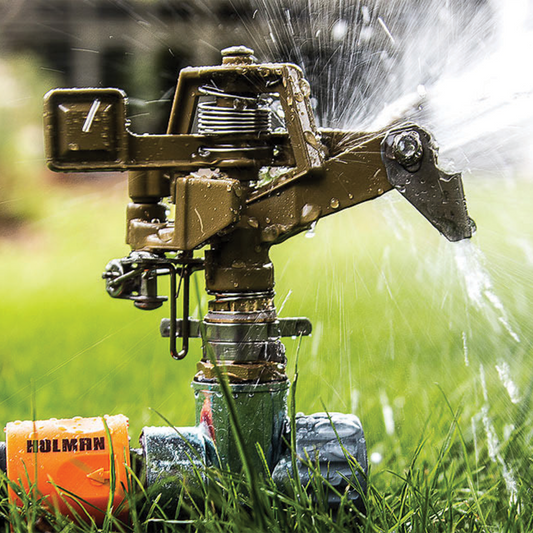 Holman Impact Sprinkler - 12mm - Metal - Adjustable Distance Control