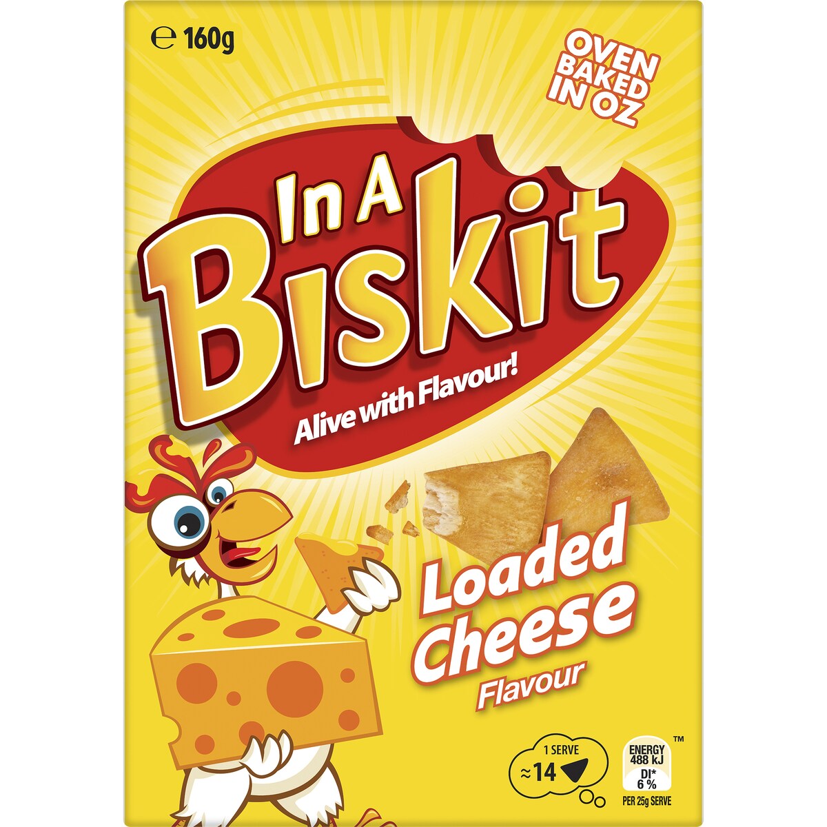 In A Biskit Loaded Cheese Crackers 160g