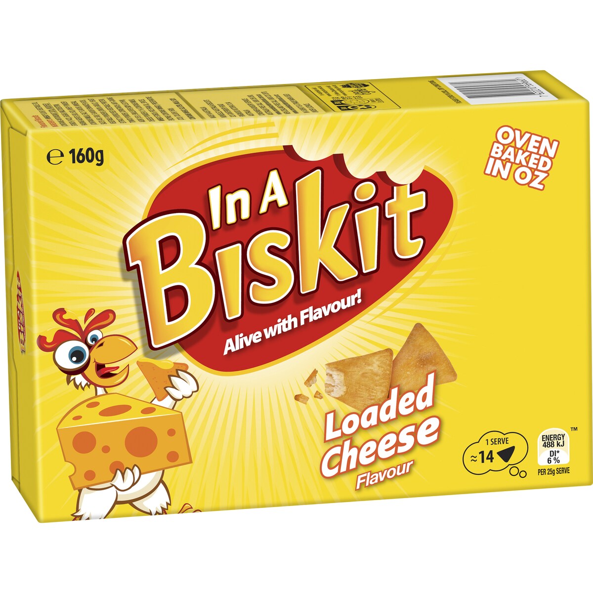 In A Biskit Loaded Cheese Crackers 160g