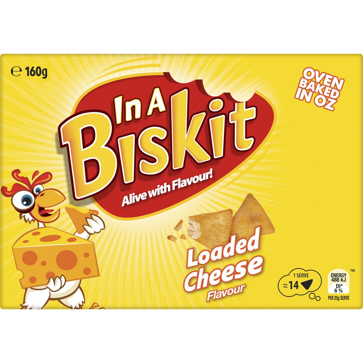In A Biskit Loaded Cheese Crackers 160g