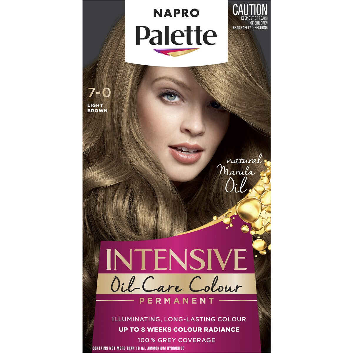 Napro Palette 7.0 Light Brown Permanent Colour Each