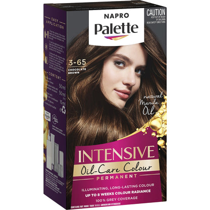 Napro Palette Intensive Oil-care Permanent Hair Colour Chocolate Brown Each