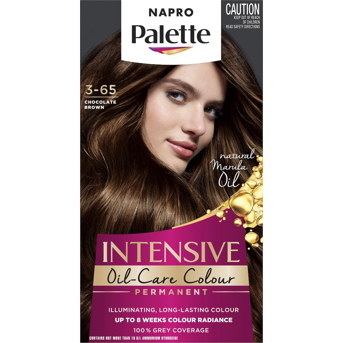 Napro Palette Intensive Oil-care Permanent Hair Colour Chocolate Brown Each