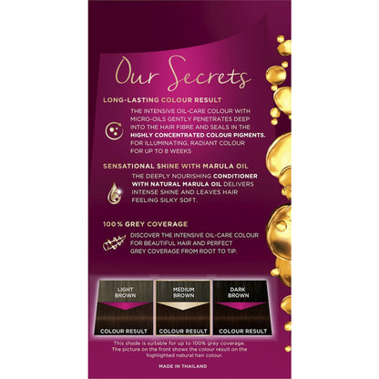 Napro Palette Intensive Oil-care Permanent Hair Colour Chocolate Brown Each