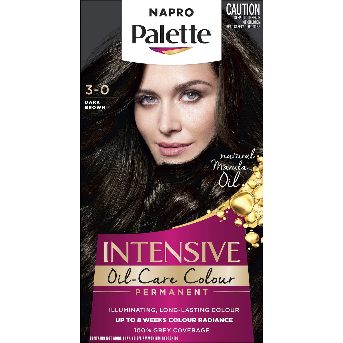 Napro Palette Intensive Oil-care Permanent Hair Colour Dark Brown Each
