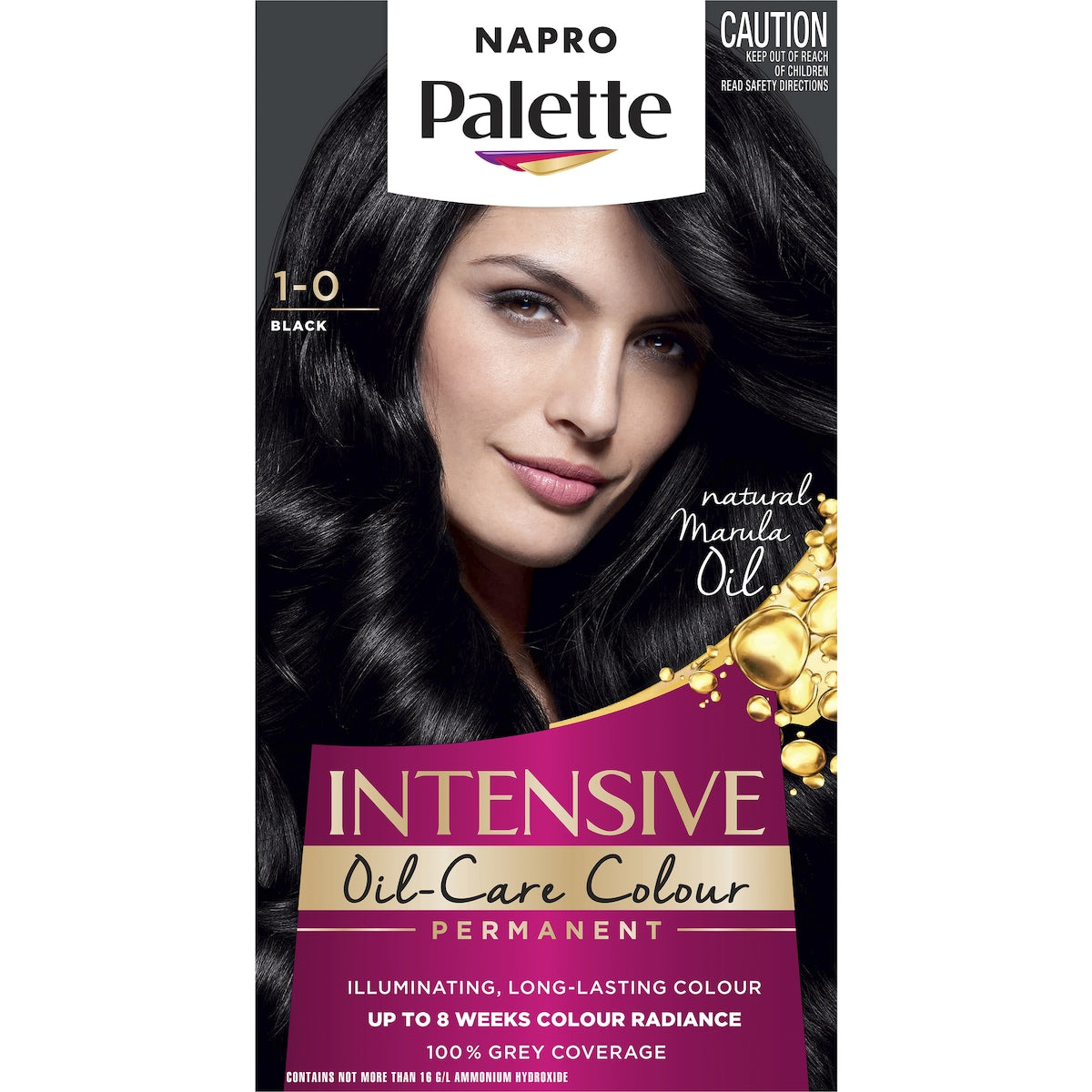 Napro Palette Intensive Oil-care Permanent Hair Colour Black Each