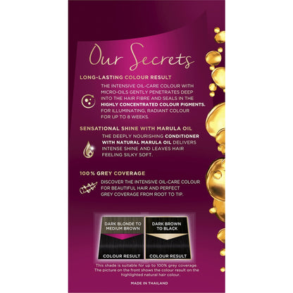 Napro Palette Intensive Oil-care Permanent Hair Colour Black Each