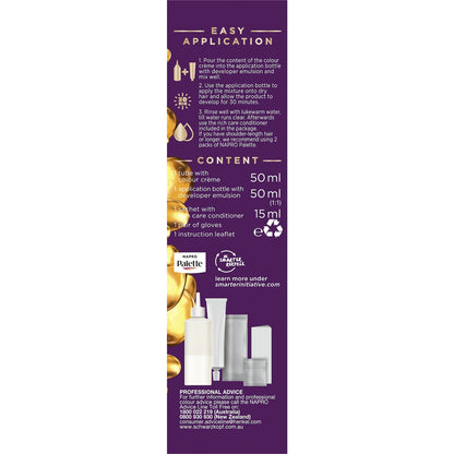 Napro Palette Intensive Oil-care Permanent Hair Colour Black Each