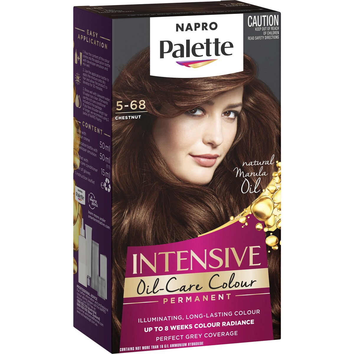 Napro Palette 5.68 Chestnut Permanent Colour Each
