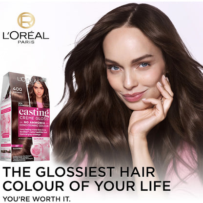 Loreal Paris Casting Crème Gloss 400 Brown Each