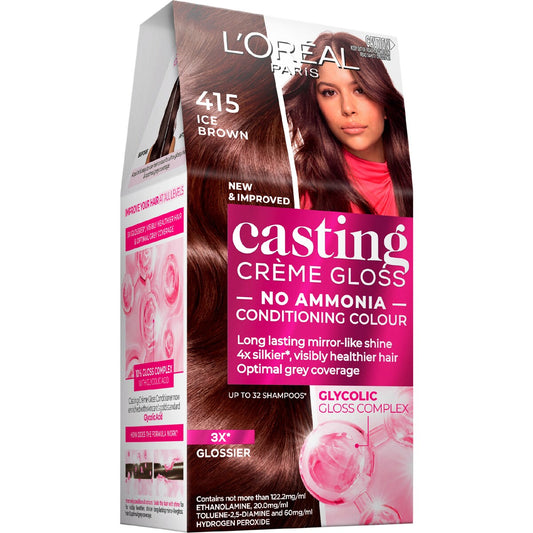 L'oreal Paris Casting Creme Gloss 415 Iced Chocolate Each