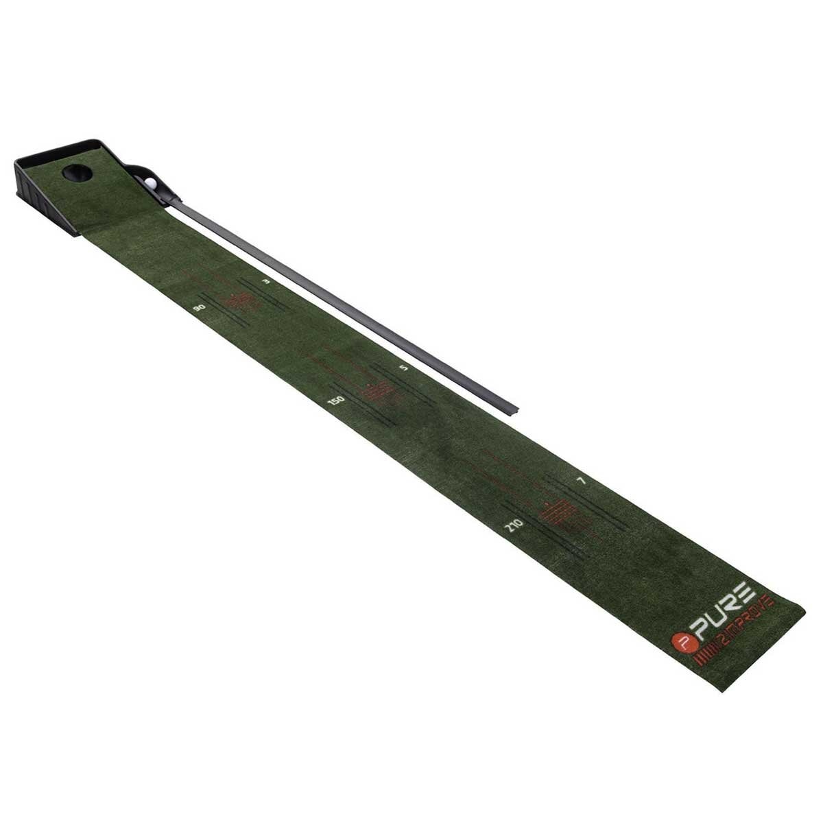 Pure2Improve Confidence Putting Mat P2I360610 Portable Green Red