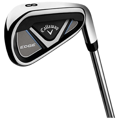 Callaway Edge Men's Rh Regular Flex Easy 10pc Golf Club Set Black/Blue