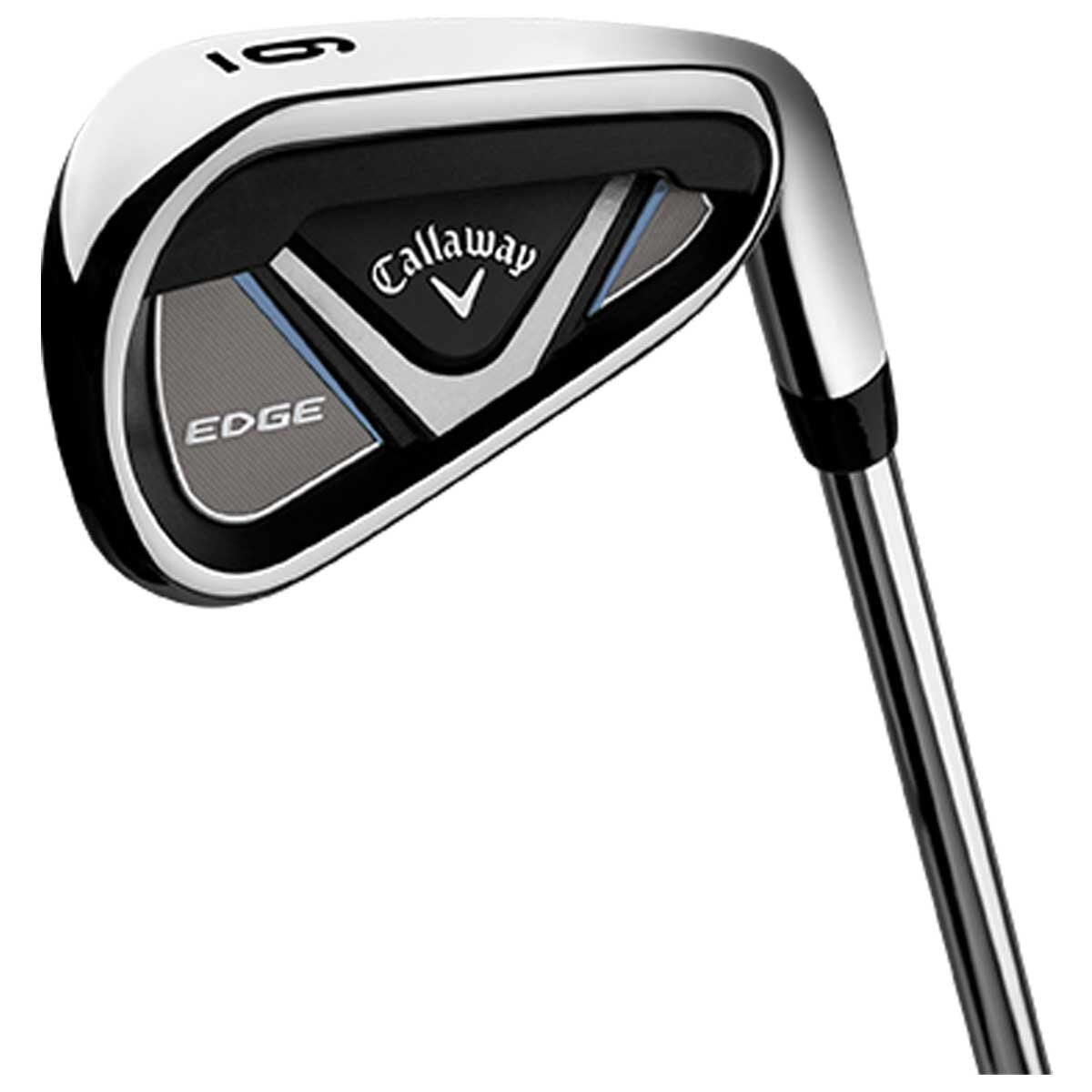 Callaway Edge Men's Rh Regular Flex Easy 10pc Golf Club Set Black/Blue