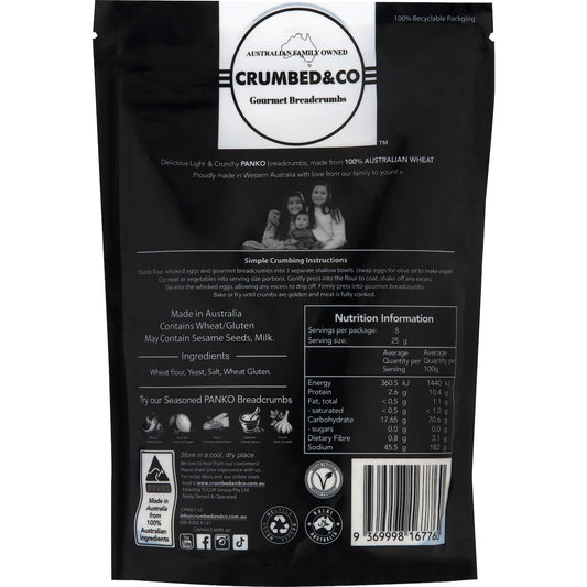Crumbed & Co Original Style Panko Breadcrumbs 200g