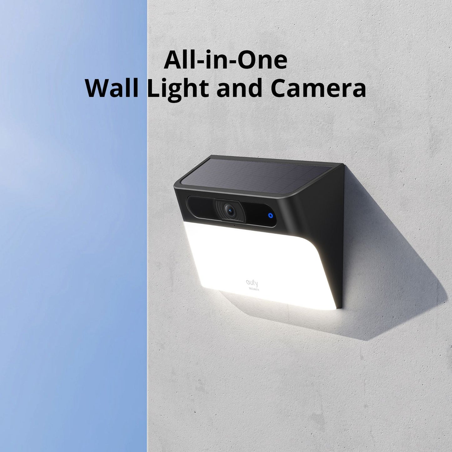 Eufy S120 Security Solar Wall Cam Light - 300 Lumens - 2K