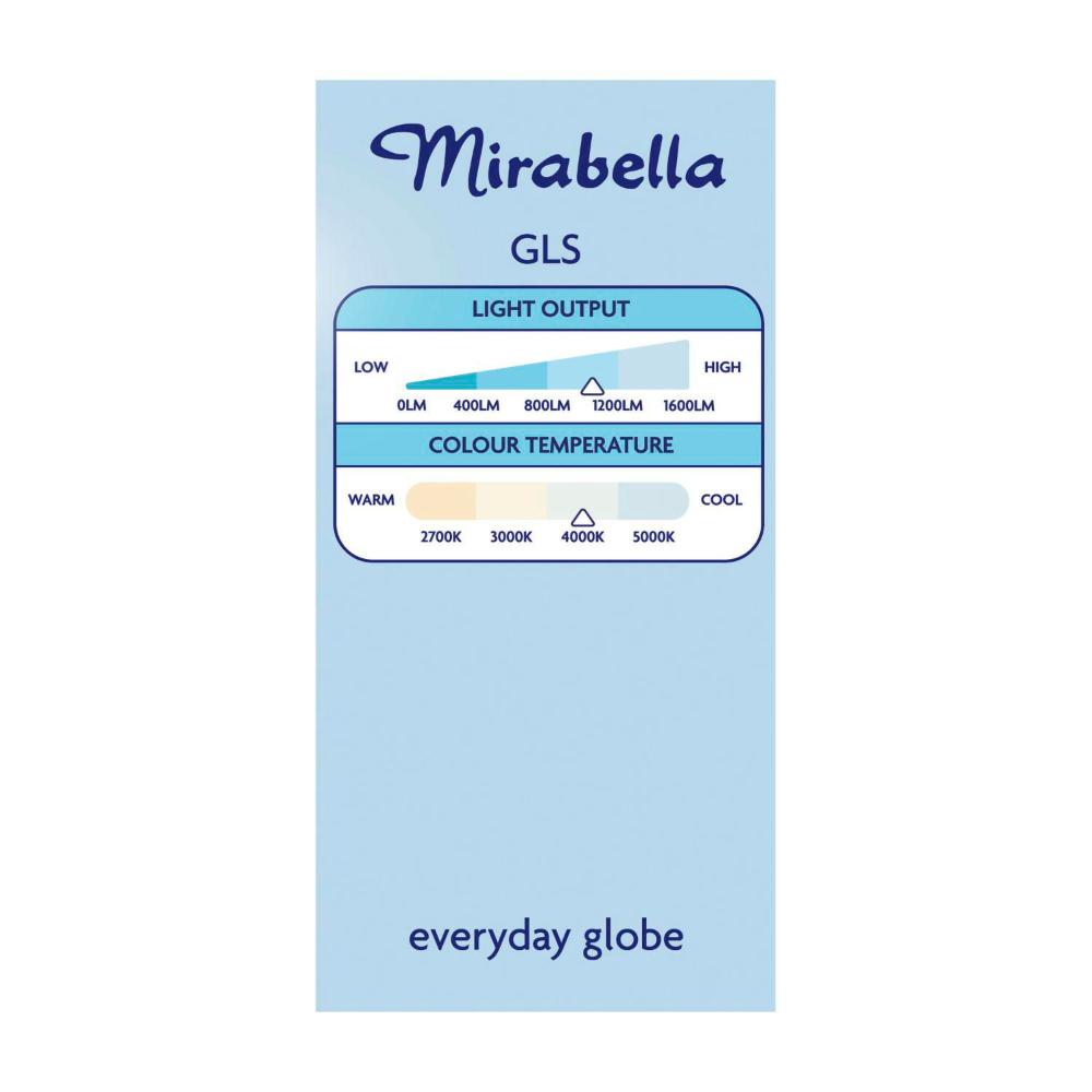 Mirabella Led Globe Gls Bayonet Cap 11 Watt Cool White - 1 each