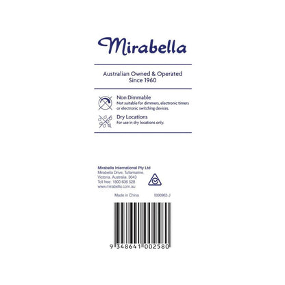 Mirabella Led Globe Gls Bayonet Cap 11 Watt Cool White - 1 each
