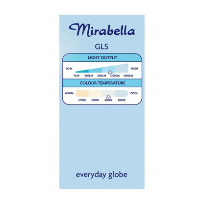 Mirabella Led Globe Gls Edison Screw 11 Watt Cool White - 1 each