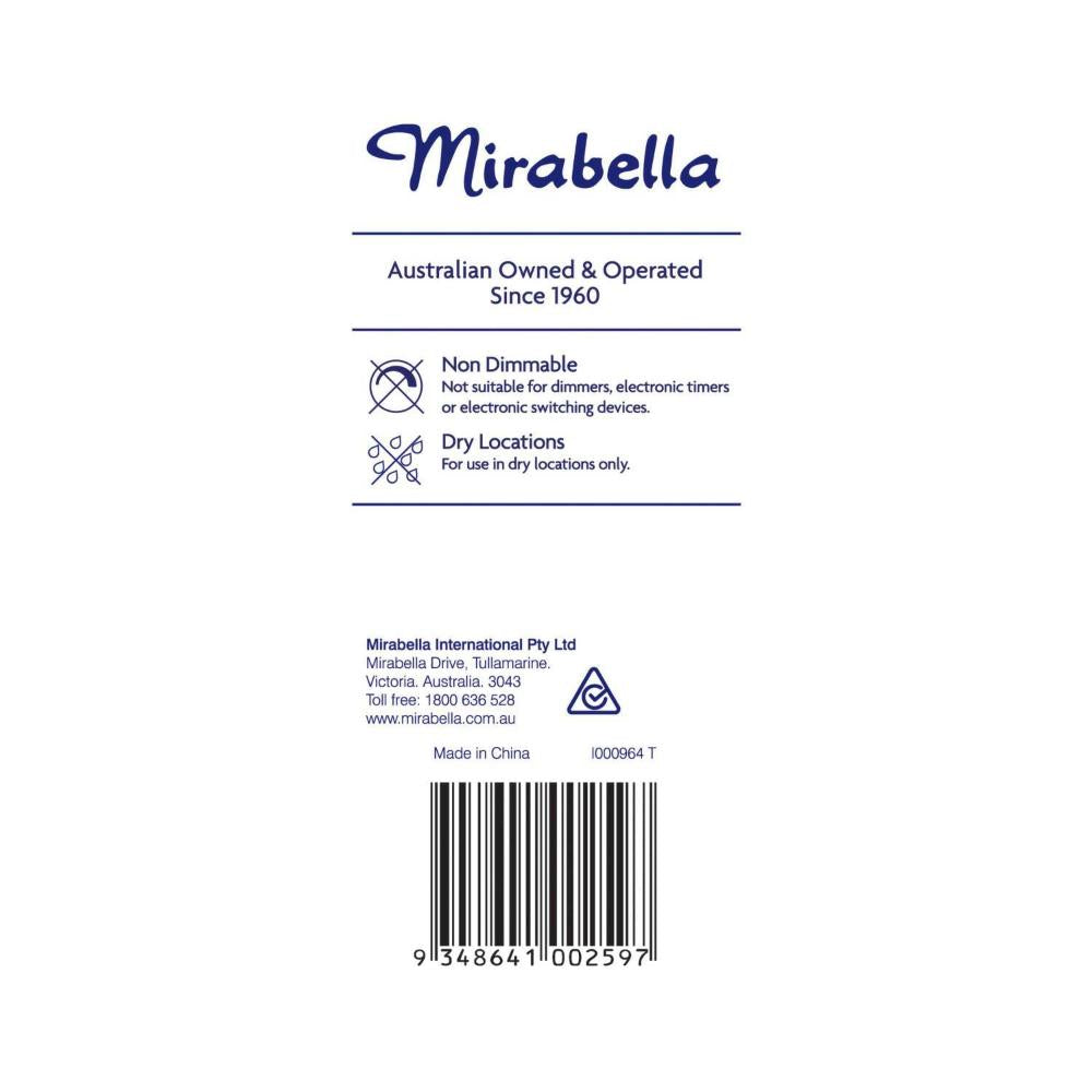 Mirabella Led Globe Gls Edison Screw 11 Watt Cool White - 1 each