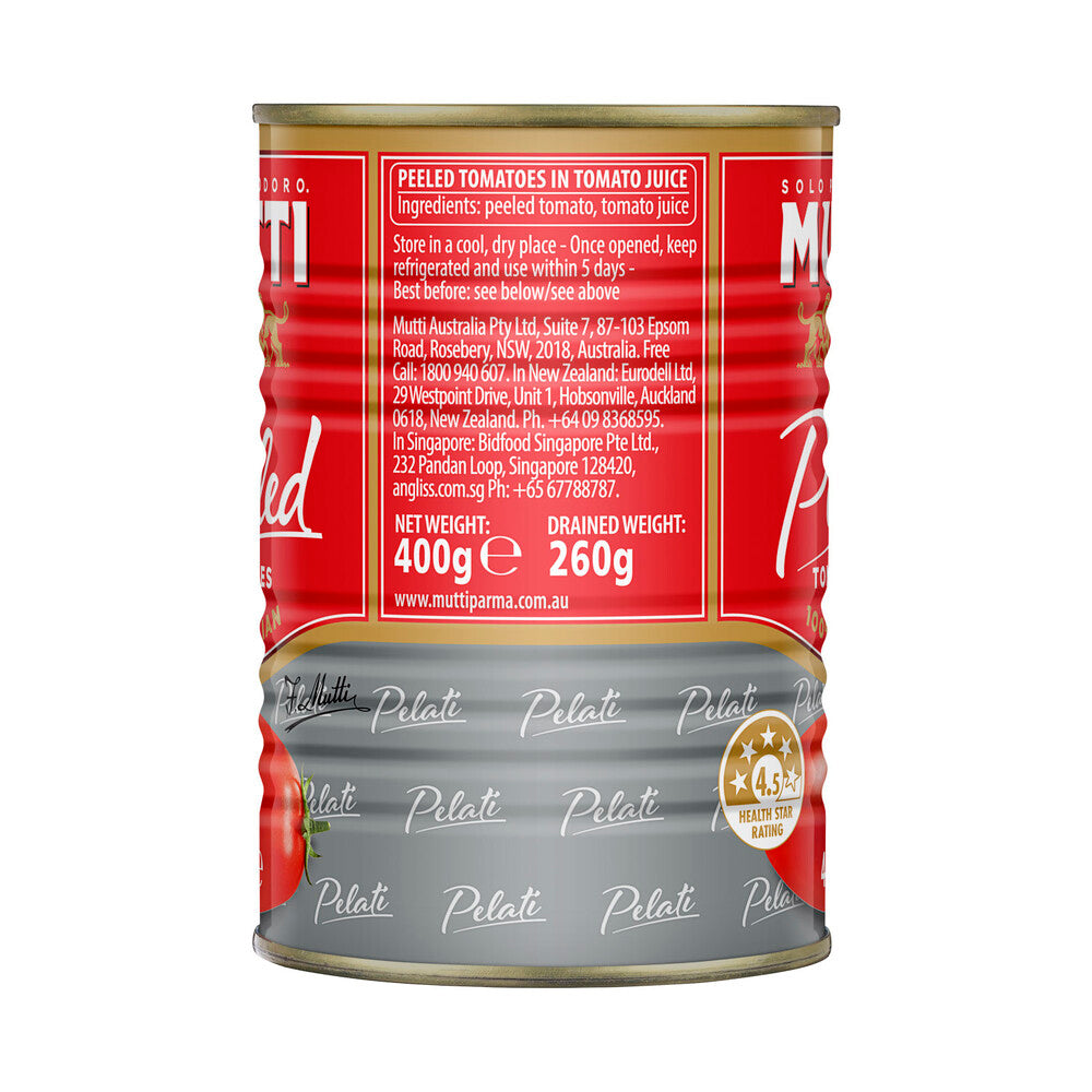 Mutti Whole Peeled Tomatoes - 400g