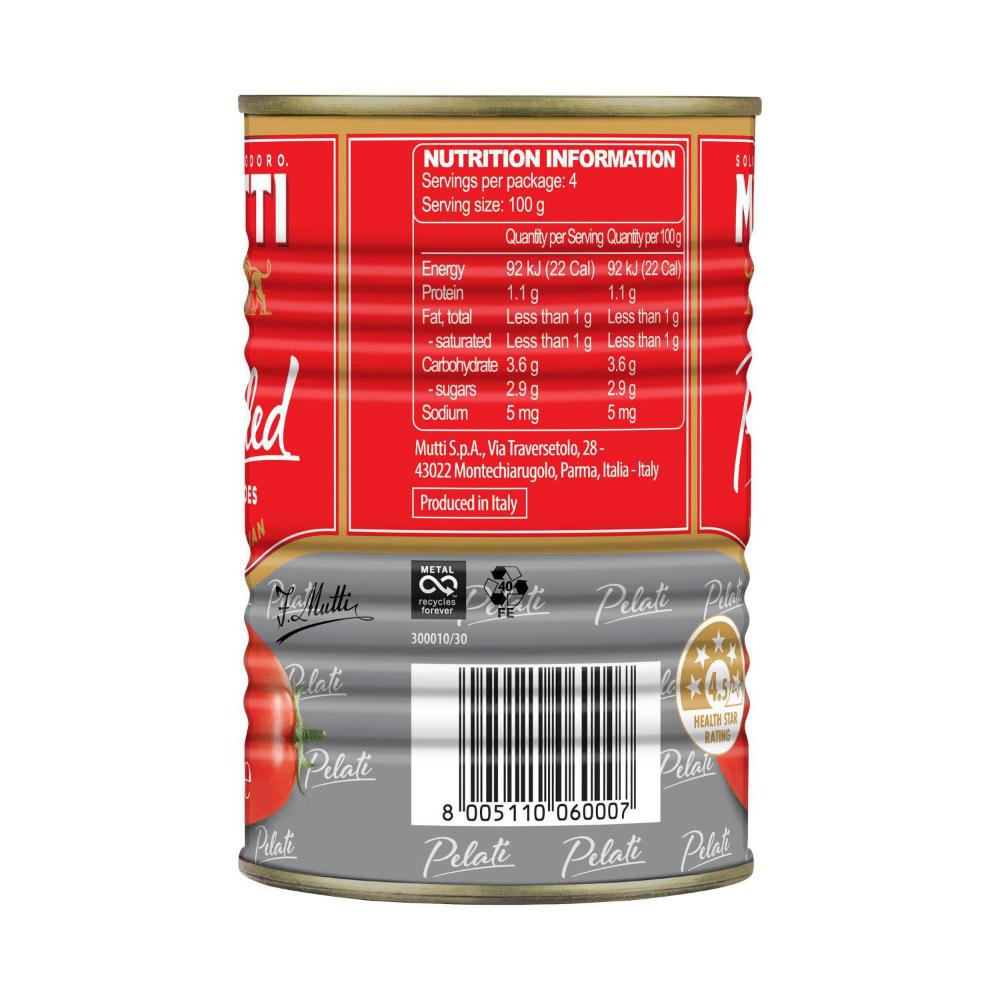 Mutti Whole Peeled Tomatoes - 400g