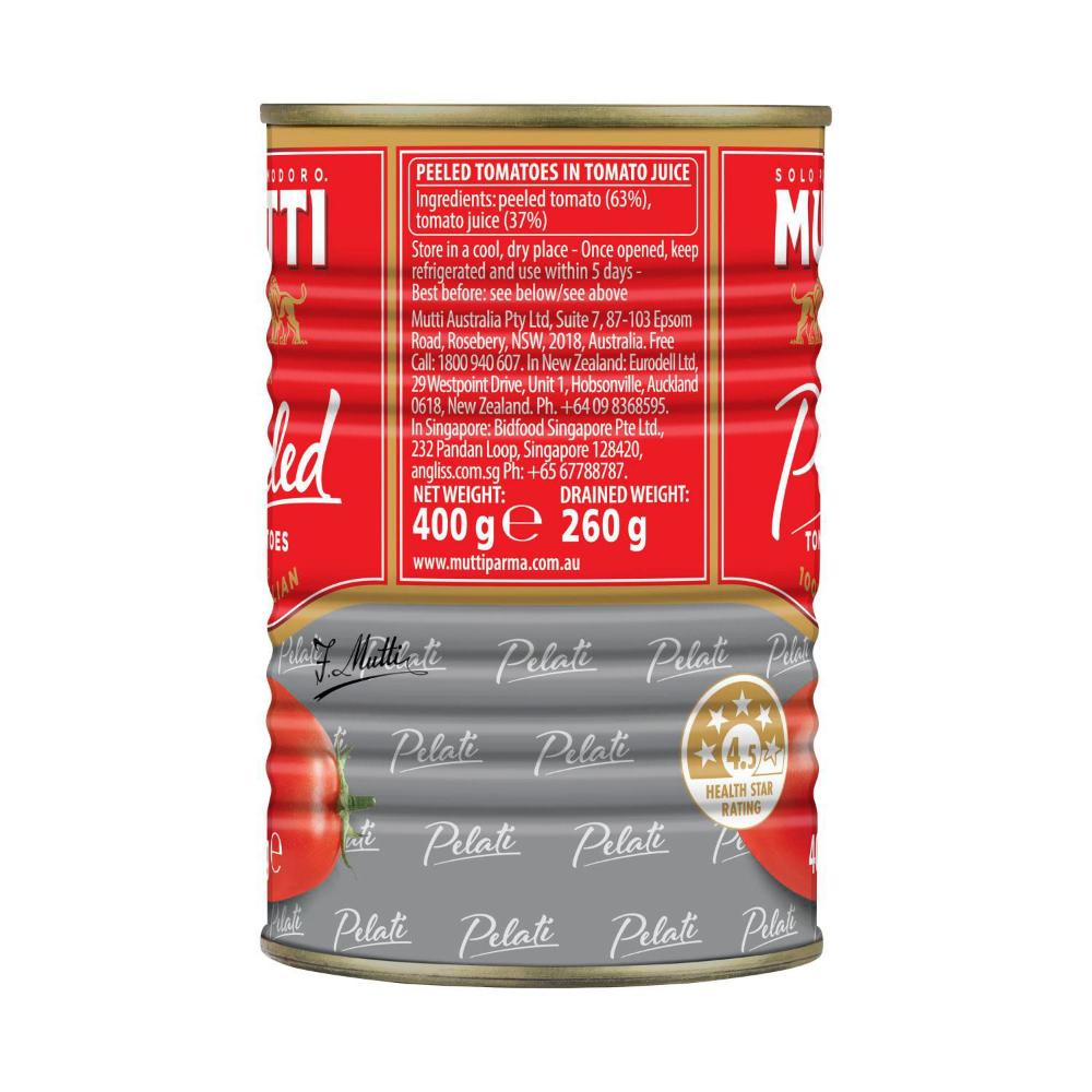 Mutti Whole Peeled Tomatoes - 400g