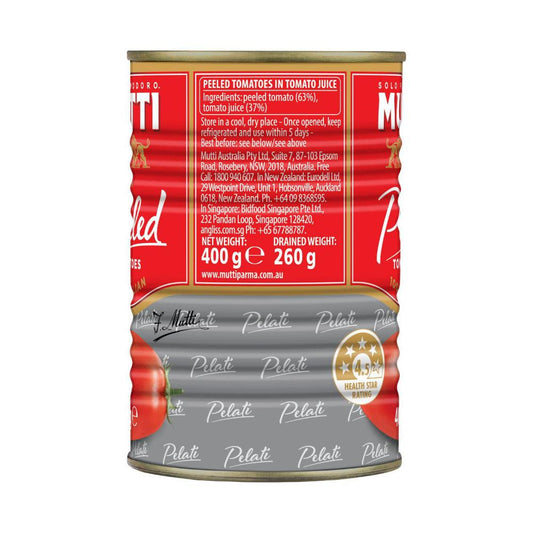 Mutti Whole Peeled Tomatoes - 400g