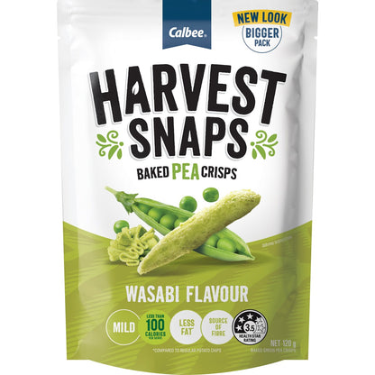 Calbee Harvest Snaps Wasabi 120g
