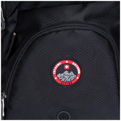 Swisswin Laptop Backpack SW9801 Black Weather Resistant 37L