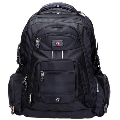 Swisswin Laptop Backpack SW9801 Black Weather Resistant 37L