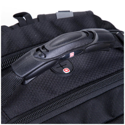 Swisswin Laptop Backpack SW9801 Black Weather Resistant 37L