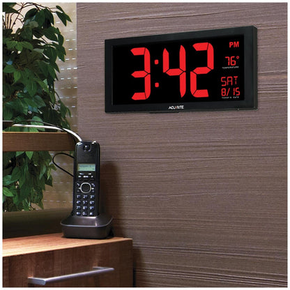 AcuRite Digital Clock With Indoor Temperature