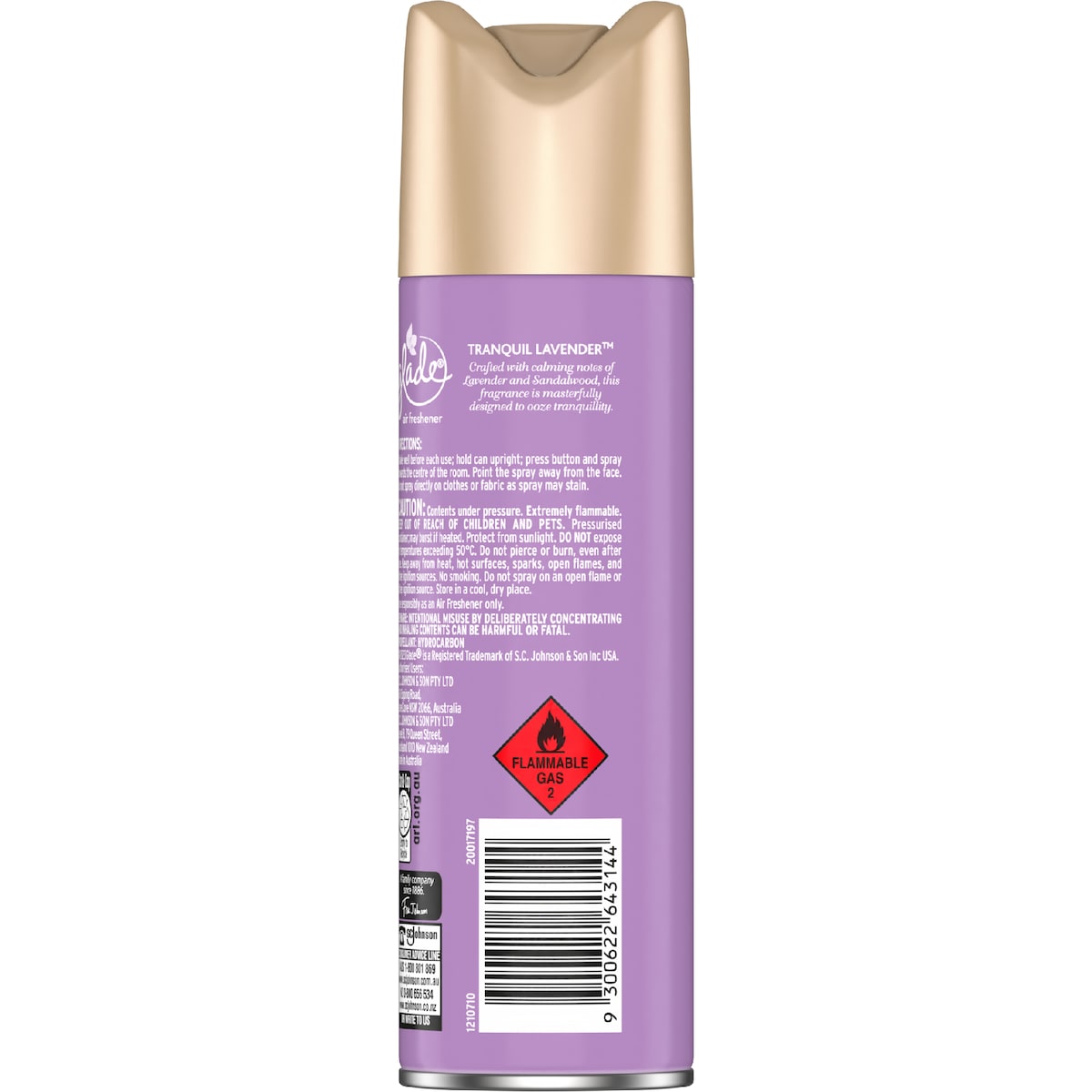 Glade Air Freshener Tranquil Lavender 200g