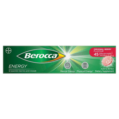 Berocca Vitamin B & C Original Berry Flavour Energy 45 pack