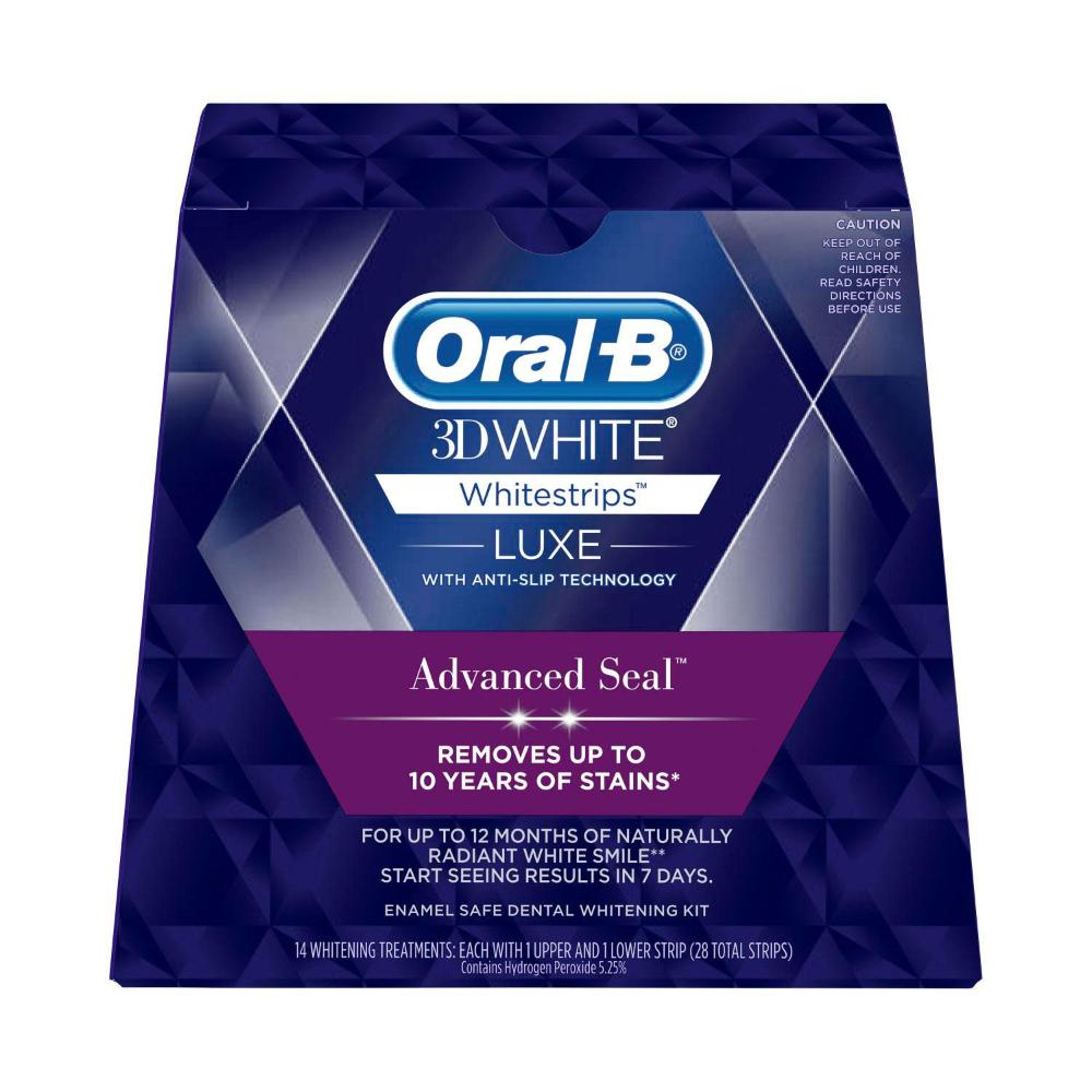 Oral B 3d White Advanced Seal Whitening Strips - 14 Pack