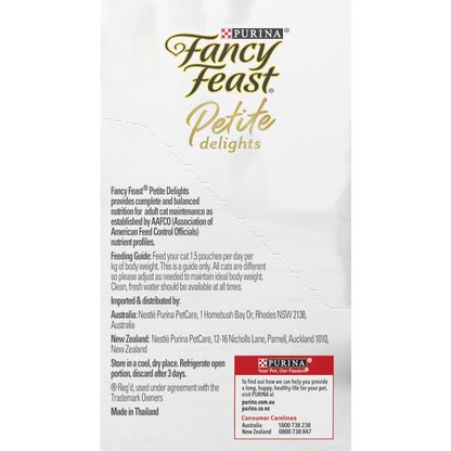 Fancy Feast Petite Delights Salmon & Tuna Wet Cat Food 50g X 6 Pack