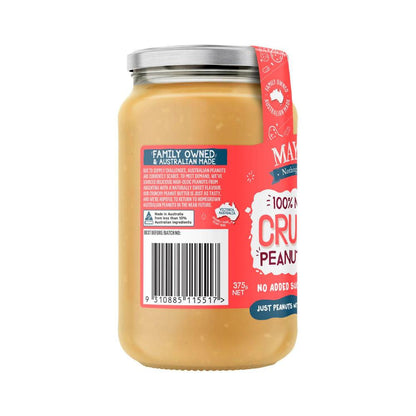Mayver's Crunchy Natural Peanut Butter - 375g