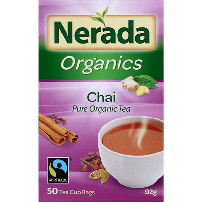 Nerada Organic Chai Tea 50 Pack