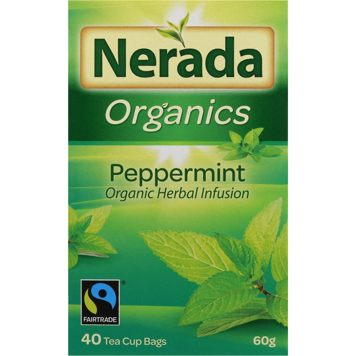 Nerada Organic Peppermint Tea Bags 40 Pack