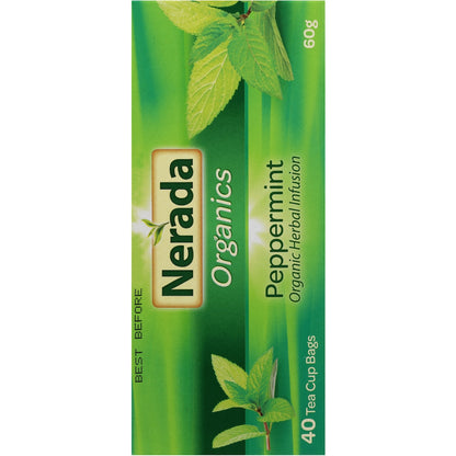 Nerada Organic Peppermint Tea Bags 40 Pack