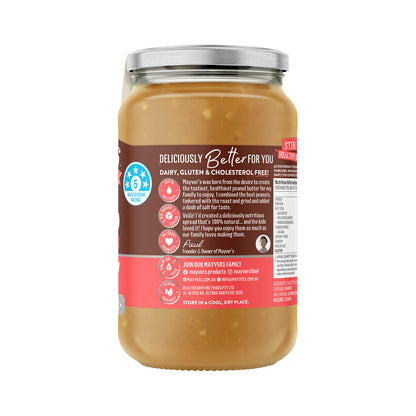 Mayver's Crunchy Dark Roast Natural Peanut Butter - 375g