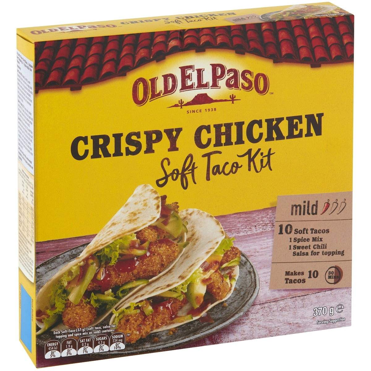 Old El Paso Crispy Chicken Soft Taco 370g