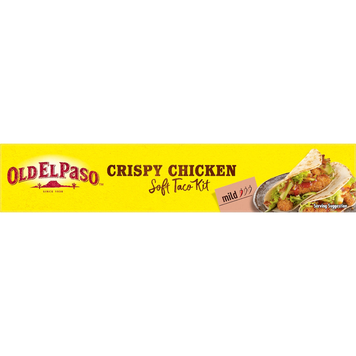 Old El Paso Taco Soft Crispy Chicken Dinner Kit Mexican Style 370g