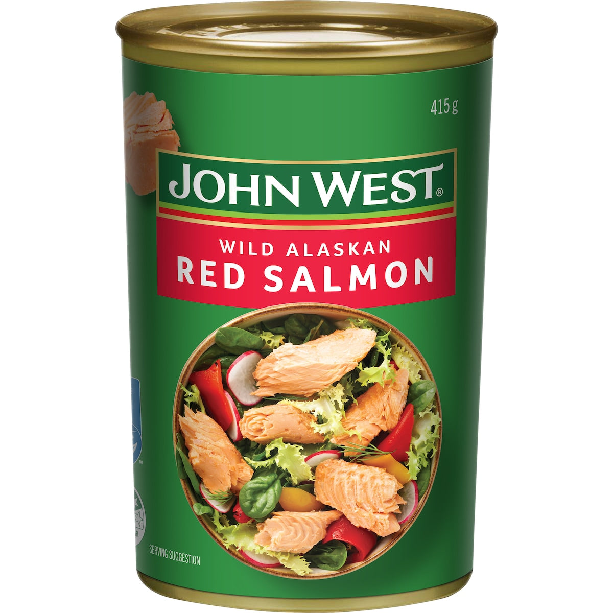 John West Fresh Packed Wild Alaskan Red Salmon 415g