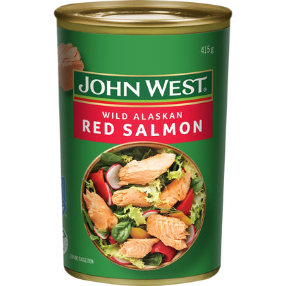 John West Fresh Packed Wild Alaskan Red Salmon 415g