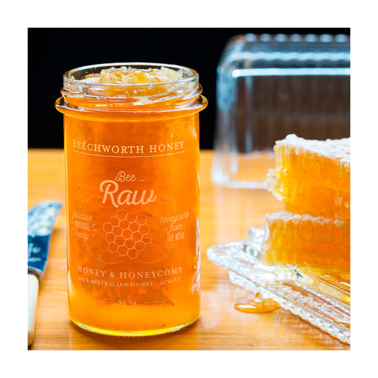 Beechworth Bee Raw Honey & Honeycomb - 350g